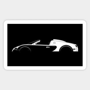 Bugatti Veyron Grand Sport Silhouette Magnet